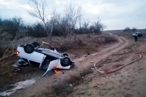 На автодороге Волгоград – Астрахань  погибла женщина-водитель