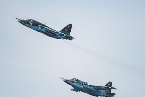 В астраханском небе тренируются лётчики Ленинградской армии ВВС и ПВО