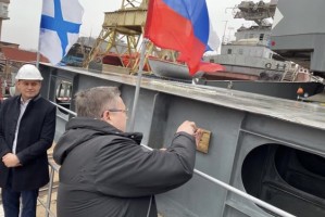 В Астрахани состоялась торжественная  закладка спасательного буксирного судна «Михаил Чеков»