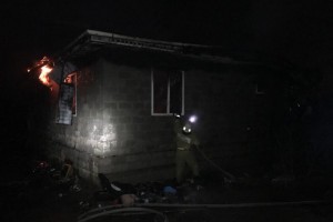 Ночью в селе Килинчи Астраханской области сгорел дом