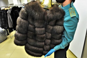 Астраханские таможенники наложили арест на 200 меховых изделий
