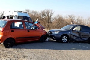 В Астраханской области 66-летний  водитель устроил ДТП с 4 пострадавшими