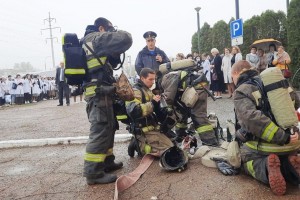 В астраханском колледже объявляли учебную пожарную тревогу