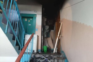 В Астрахани в многоквартирном доме загорелся счетчик