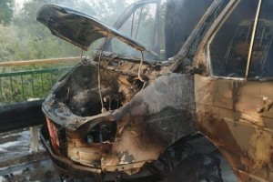 В Астраханской области сгорело два автомобиля