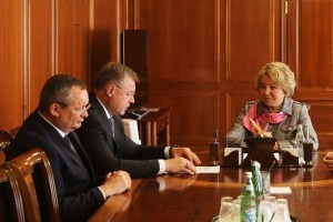 Игорь Бабушкин провёл встречу с председателем Совета Федерации Валентиной Матвиенко