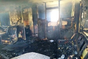 На юге Астраханской области сельский дом горел почти полтора часа