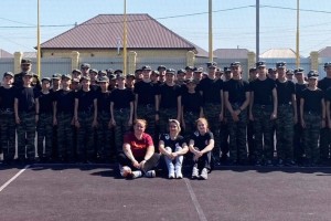 «Астраханочка» организовала «Олимпийский десант» в Казачий кадетский корпус