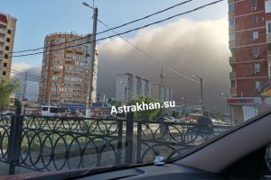 В Астрахани во время пыльной бури пострадало 2 человека