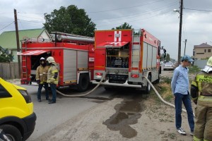 В Астрахани при пожаре погиб пенсионер