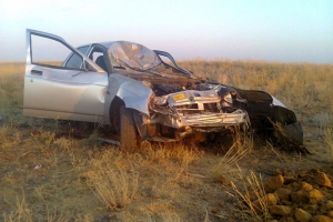 В Астраханской области в результате  наезда на животное  пострадали водитель и два пассажира