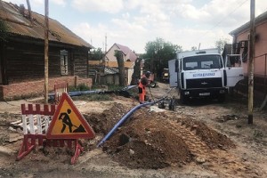 В Астрахани прокладывают новую линию водопровода в Приволжье