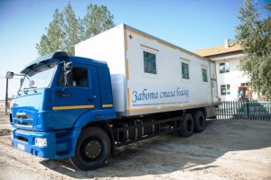 Астраханская детская мобильная поликлиника меняет маршрут