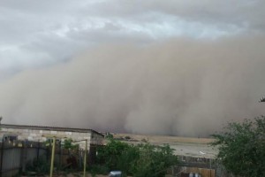Стали известны последствия циклона с пыльной бурей в Астраханской области