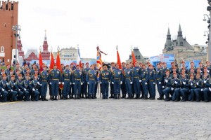 Парадный расчет Академии гражданской защиты МЧС России признан лучшим
