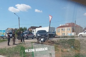 В Астрахани в ДТП пострадал мотоциклист