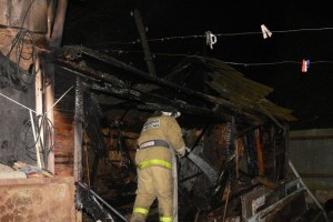 Ночью в Астрахани случился пожар в садоводческом товариществе