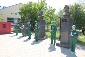 Мемориальные акции проходят в День памяти и скорби в Астраханском регионе ПривЖД