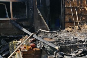 В астраханском селе огонь уничтожил жилой&#160;дом