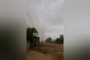 Пыльная буря замечена в двухстах километрах от Астрахани