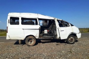 Под Астраханью из-за перевернувшейся «газели» пострадали 3 пассажирки