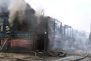 Крупный пожар в центре Астрахани оказался поджогом