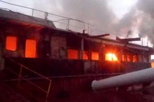 Ночью в Астрахнской области горела сельская насосная станция