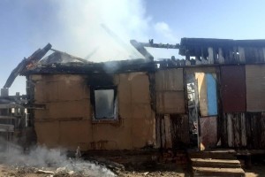 Ночью в&#160;городе Харабали сгорел жилой дом на площади более 70 кв.&#160;м