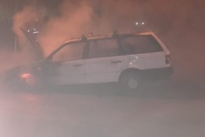 В Астрахани в&#160;Трусовском районе ночью сгорел автомобиль