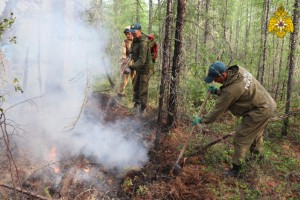 На особом контроле 5 лесных пожаров, приближенных к населенным пунктам в Республике Саха (Якутия)