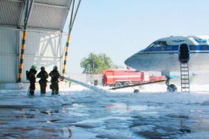 Заместитель Министра Илья Денисов проверил готовность пожарных подразделений к обеспечению безопасности авиасалона «МАКС-2021»