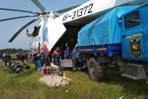 Спасатели МЧС России прибыли в Верхнебуреинский район Хабаровского края для оказания помощи населению
