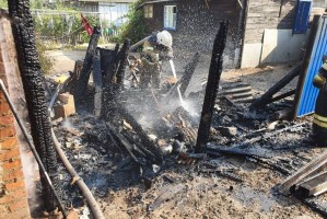 В сельских районах Астраханской области горели магазин, садовой дом и баня