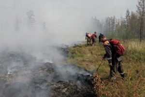 В Якутии за сутки ликвидировали 45 природных пожаров