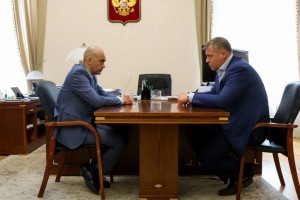 Астраханский губернатор встретился с первым замминистра спорта России