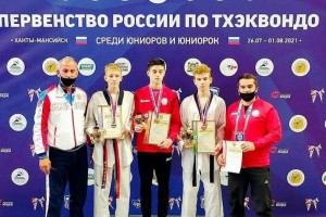 Астраханец выиграл серебро юниорского первенства России по тхэквондо