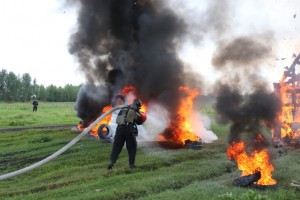 Силы и средства РСЧС Алтайского края отработали действия по ликвидации условных техногенных чрезвычайных ситуаций