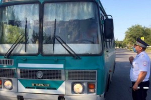 В ходе операции «Автобус» астраханская полиция выявила 6 водителей без прав и 754 нарушения