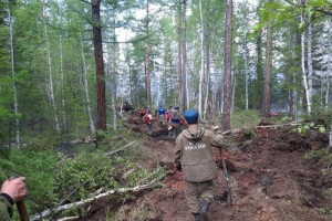 В Якутии продолжается тушение природных пожаров