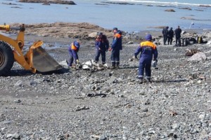 Спасатели МЧС России завершили обследование территорий на месте крушения самолёта АН-26