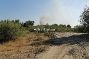Астраханцы сообщают о&#160;крупном пожаре на Городском острове