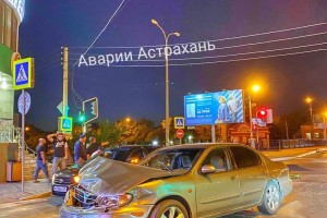 В центре Астрахани в ДТП пострадали два водителя