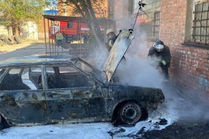 В Астраханской области за сутки сгорели грузовик, «ГАЗель» и «Жигули»