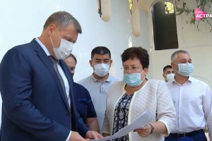 Губернатор посетил основные объекты благоустройства правобережья Астрахани
