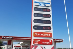 В Астрахани внезапно упали цены на топливо