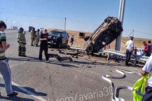 В ДТП на трассе в Астраханской области погиб водитель