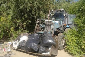 В Астрахани с&#160;острова Городской вывезли 8&#160;кубометров мусора