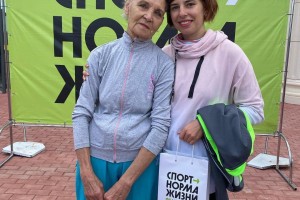 81-летняя астраханка победила в челлендже на выносливость