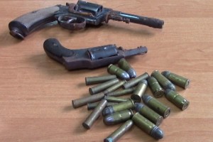 В Астрахани нашли револьвер и патроны времён Первой мировой войны