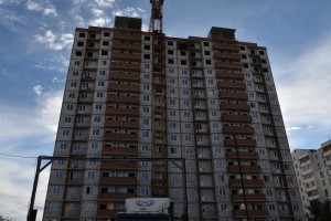 В Астрахани строители приступили к&#160;отделке 16-этажного дома для переселенцев на улице Бульварной